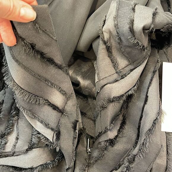 Rebecca Taylor Black Eyelash Skirt (NWT) Size 4 - Picture 5 of 7